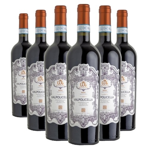 Case of 6 Cantina del Garda Valpolicella 75cl Red Wine
